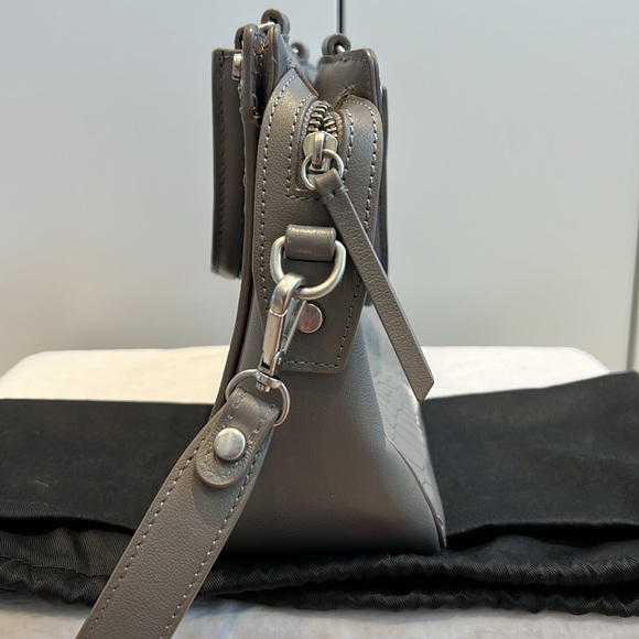 Treasure and Bond Logan Satchel, grey leather - Picture 4 of 13